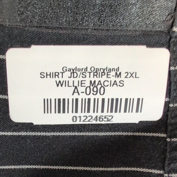 Jack Daniels Old No 7 Black Pinstripe Casual Button Down Shirt 2XL     P350 - Picture 7 of 7